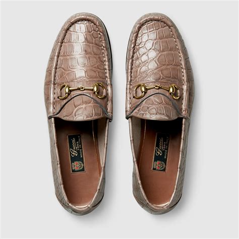 gucci crocodile loafer|gucci horsebit loafer men.